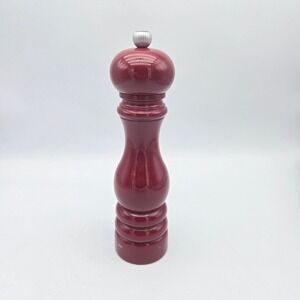 Peugeot Paris u'Select Pepper Mill Red 9" Manual Grinder Made in France